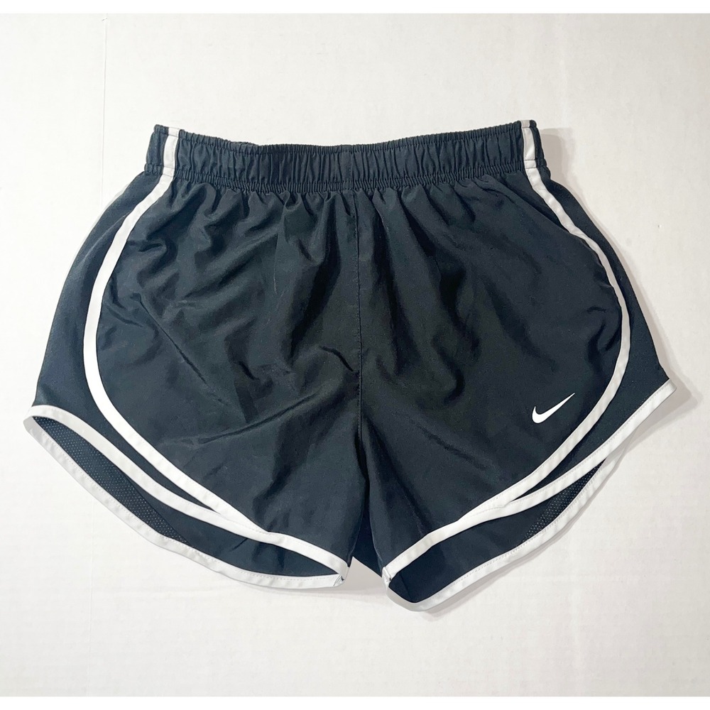 Nike Dri-FIT Tempo Running Shorts Women's Small Black White Active Athletic